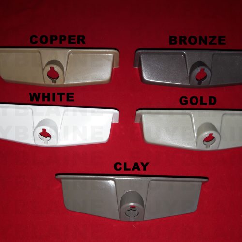 white or beige 2 Pairs of Vent Locks for Double Hung Windows 